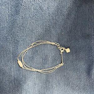 Kendra Scott Fern multi strand bracelet in silver
